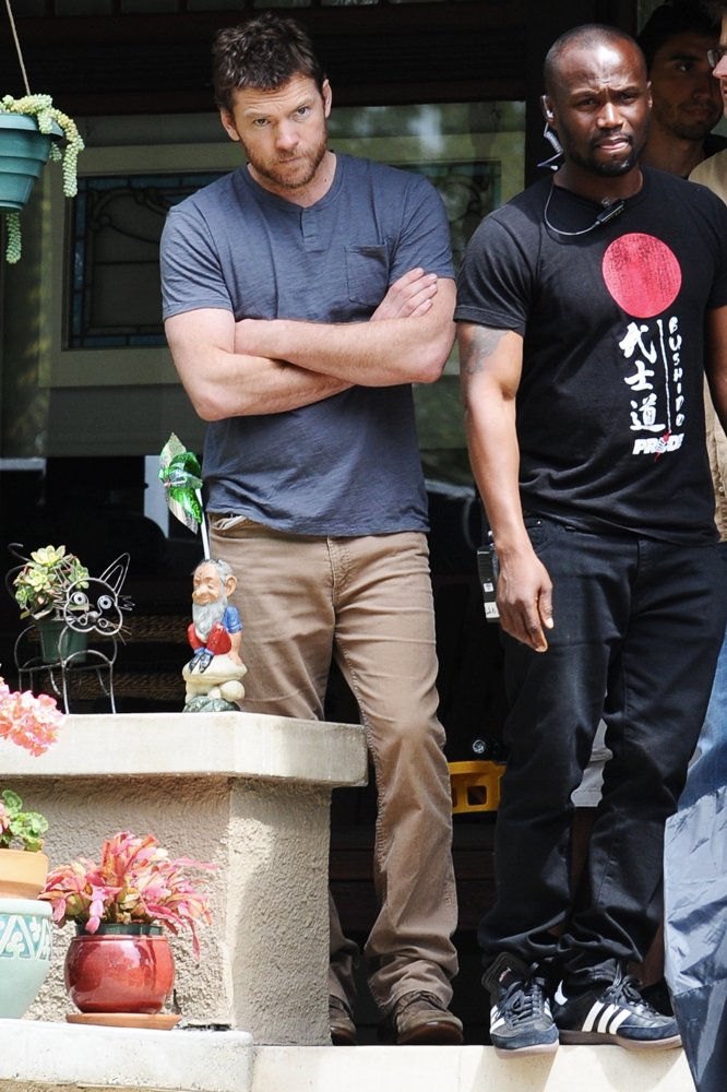 Sam Worthington;<br>On The Set of Movie Cake