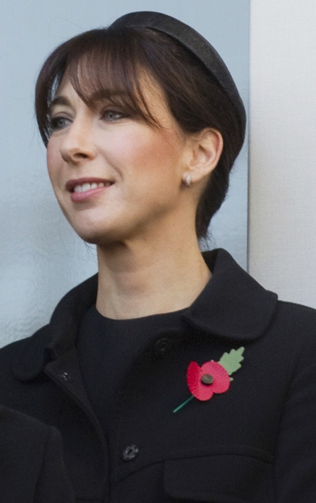 Samantha Cameron;<br>Sunday Commemorating Sacrifices of The Armed Forces