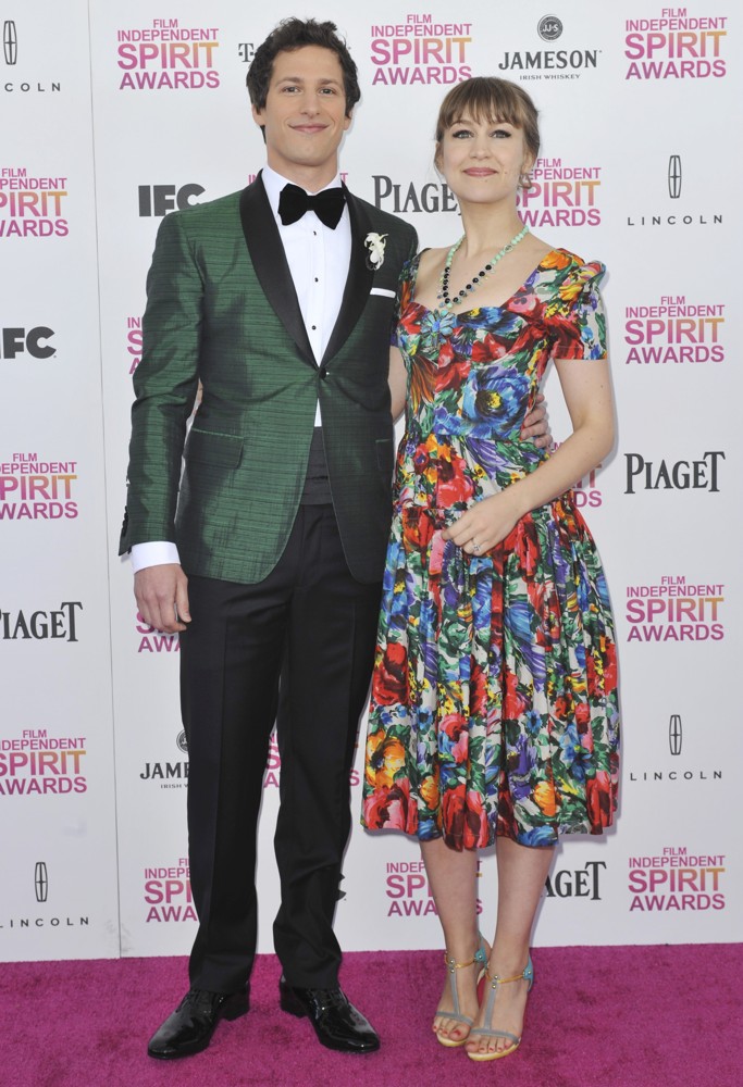 Andy Samberg;Joanna Newsom;<br>2013 Film Independent Spirit Awards - Arrivals