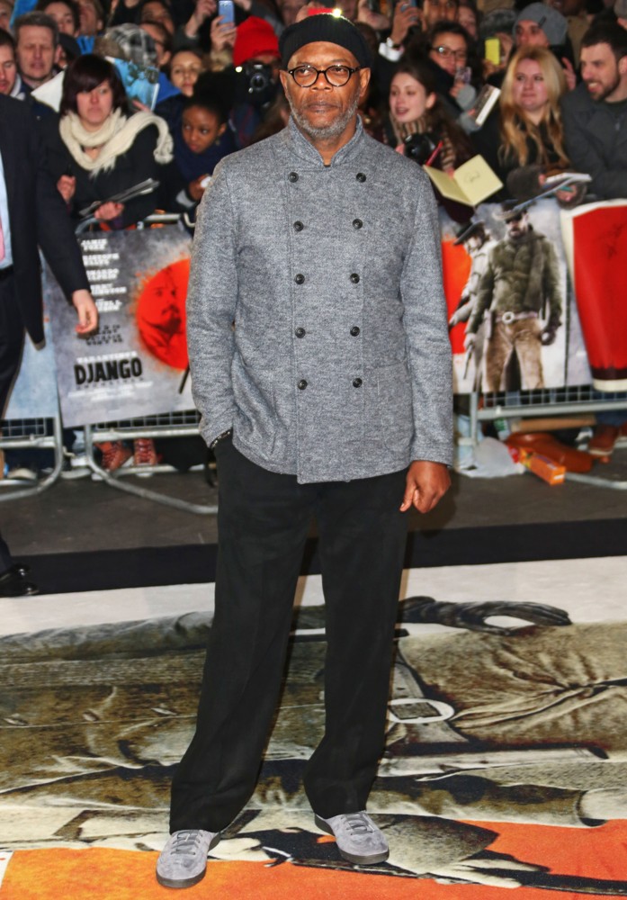 Samuel L. Jackson;<br>The UK Premiere of Django Unchained - Arrivals
