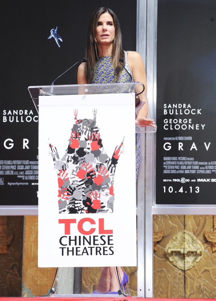 Sandra Bullock;<br>Sandra Bullock Hand and Footprint Ceremony