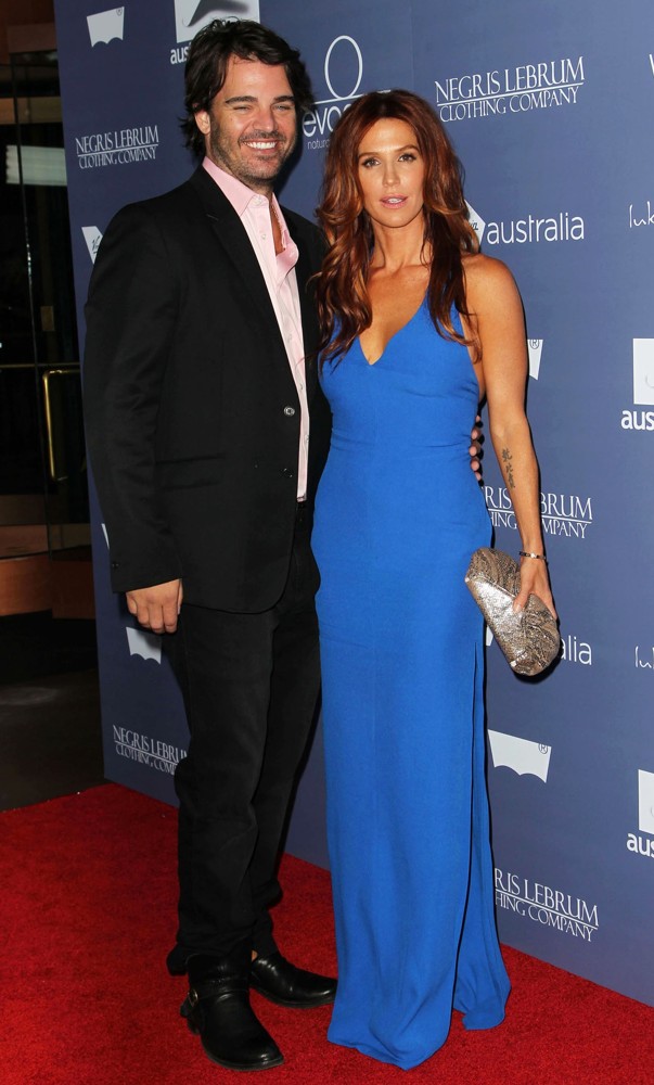 Shawn Sanford;Poppy Montgomery;<br>Australians in Film Awards and Benefit Dinner 2012 - Arrivals