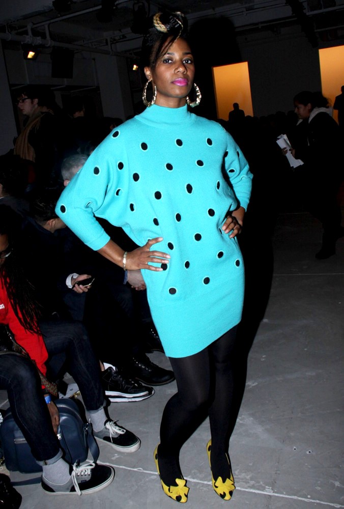 Santigold;<br>Mercedes-Benz IMG New York Fashion Week - Jeremy Scott - Front Row