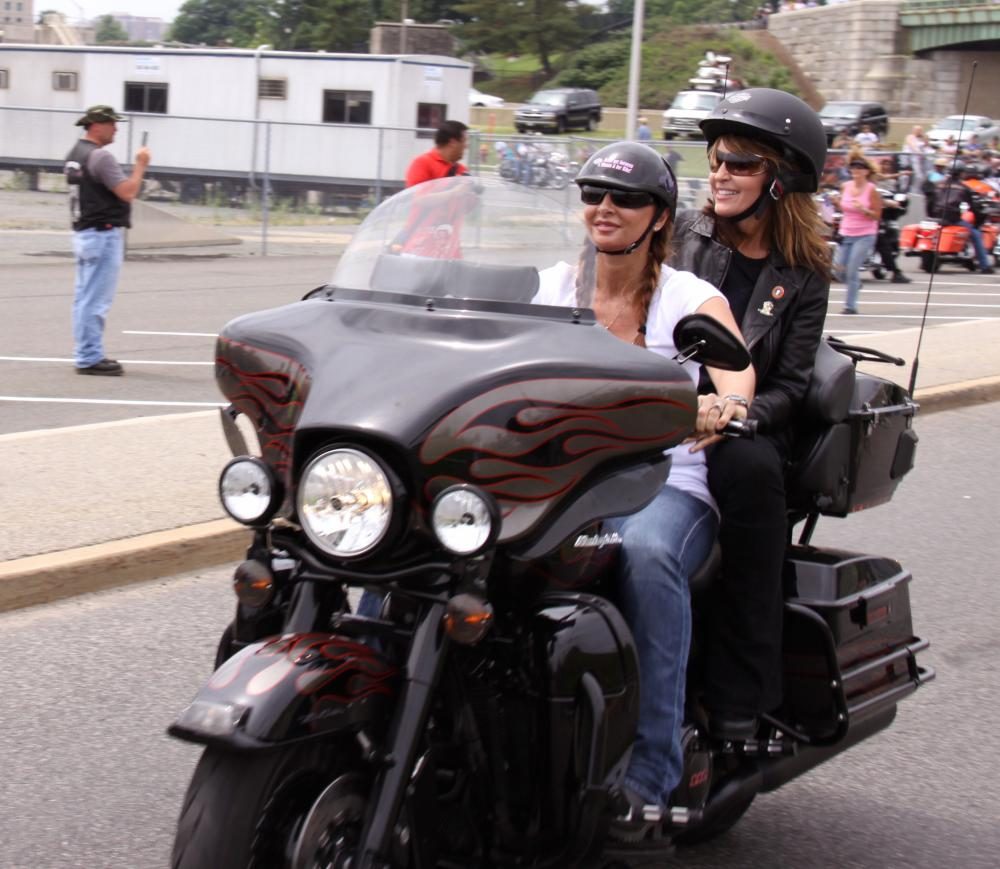 Sarah Palin;<br>Sarah Palin and Family Participate The Annual Rolling Thunder Rally for POW