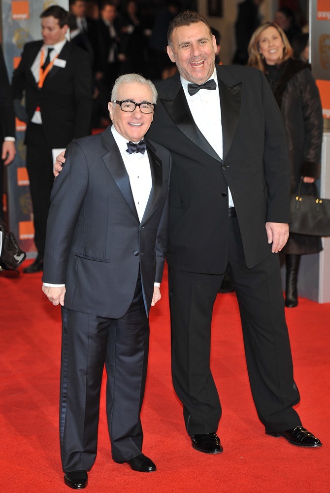 Martin Scorsese;Graham King;<br>Orange British Academy Film Awards 2012 - Arrivals