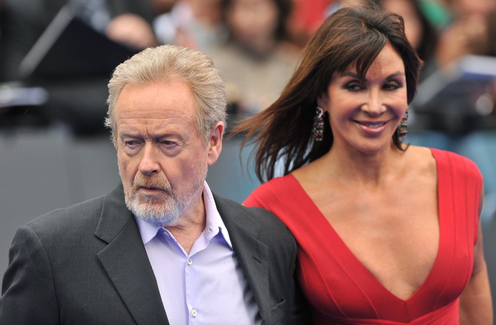 Ridley Scott;Giannina Facio;<br>Prometheus UK Film Premiere - Arrivals