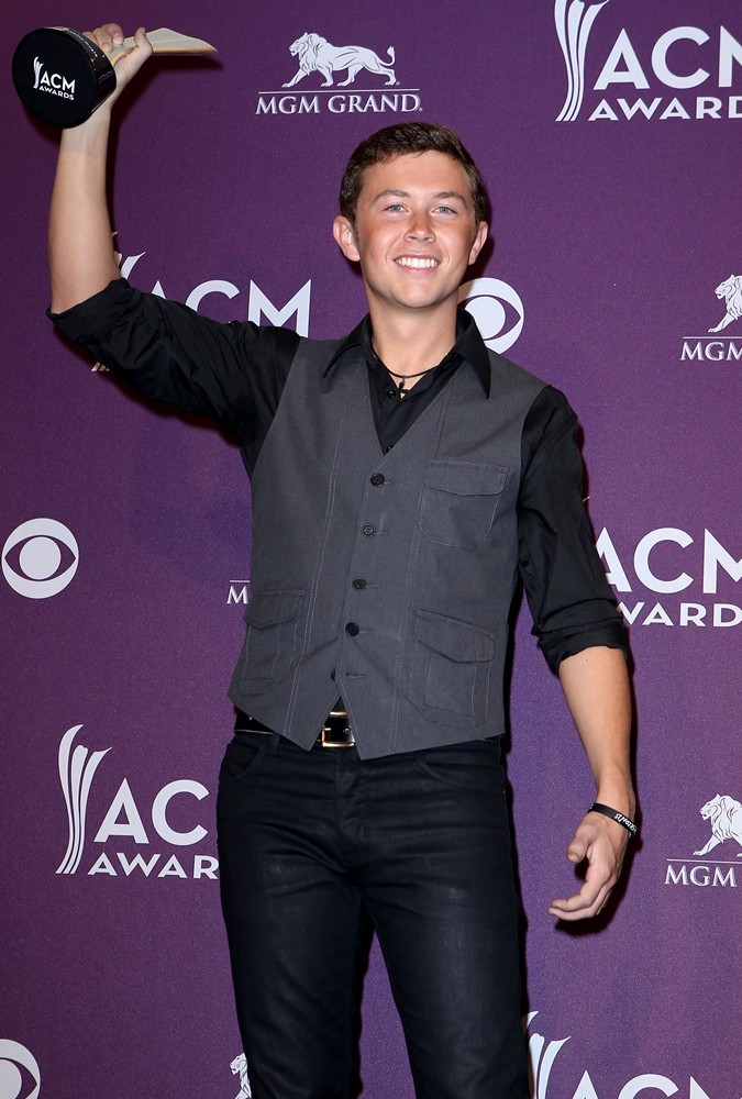 Scotty McCreery;<br>2012 ACM Awards - Press Room
