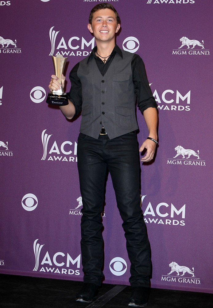Scotty McCreery;<br>2012 ACM Awards - Press Room