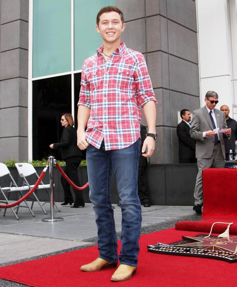 Scotty McCreery;<br>Simon Fuller Receives A Star on The Hollywood Walk of Fame