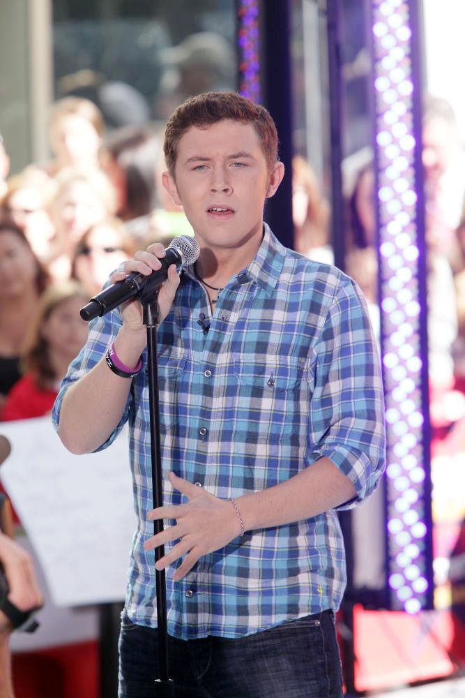 Scotty McCreery;<br>American Idol Star Performing at Rockefeller Center for The Today Show