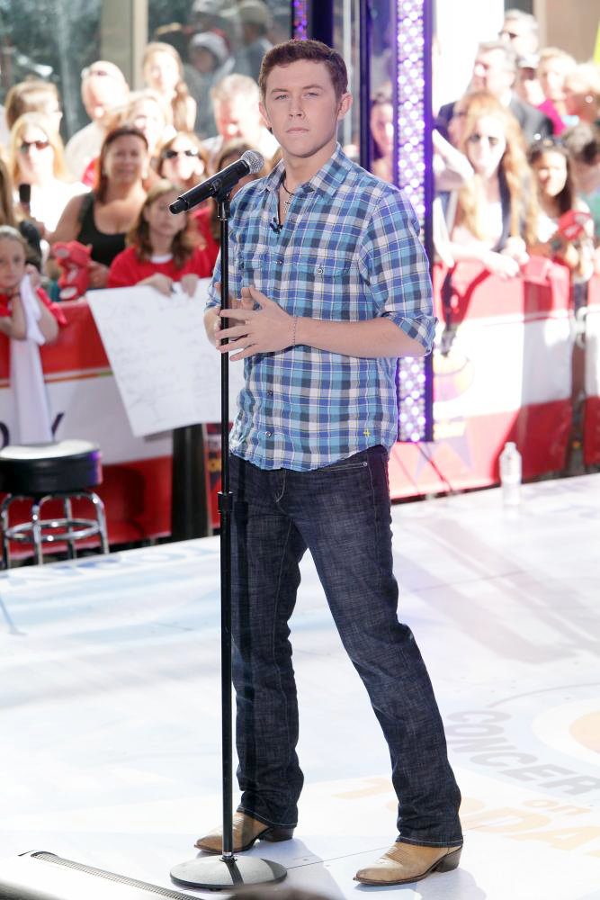 Scotty McCreery;<br>American Idol Star Performing at Rockefeller Center for The Today Show