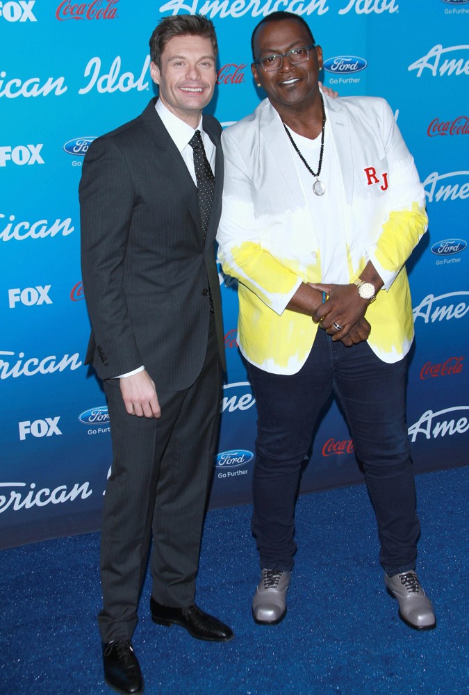 Ryan Seacrest;Randy Jackson;<br>FOX's American Idol Finalists Party