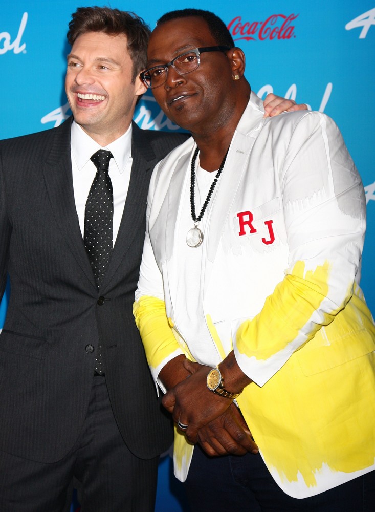 Ryan Seacrest;Randy Jackson;<br>FOX's American Idol Finalists Party