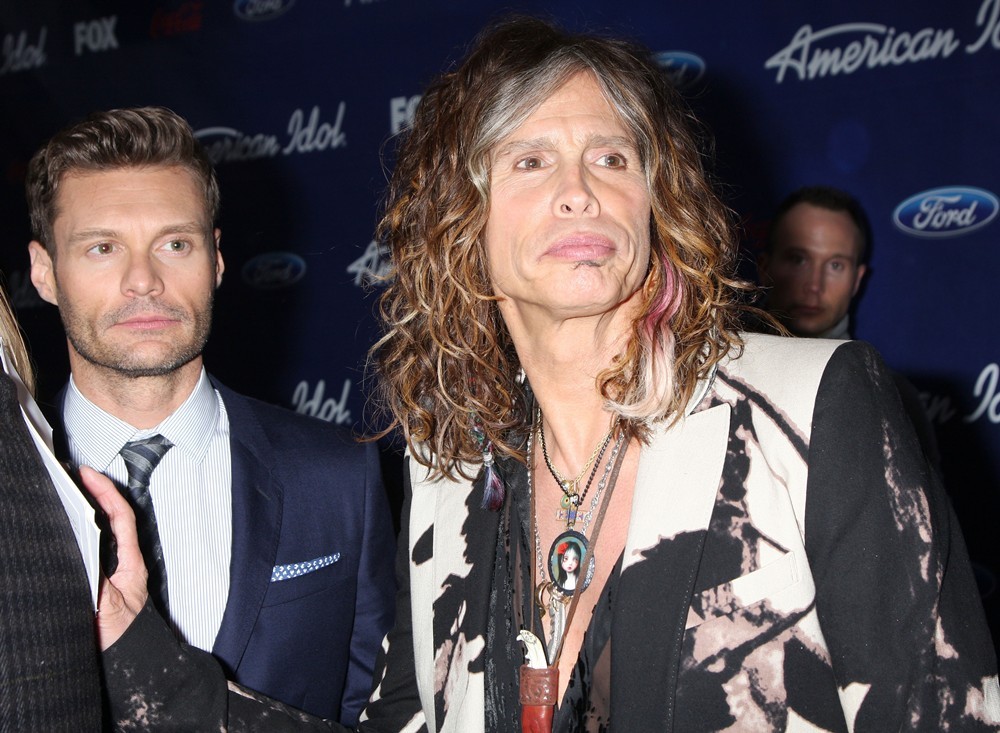 Ryan Seacrest;Steven Tyler;<br>The American Idol Season 11 Top 13 Party