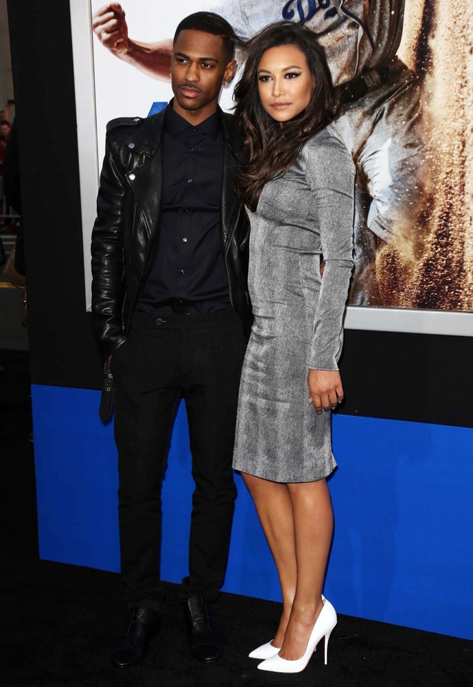 Big Sean;Naya Rivera;<br>Los Angeles Premiere of 42: The True Story of An American Legend - Arrivals