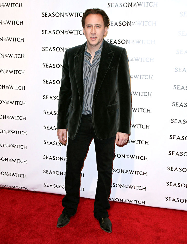 Nicolas Cage;<br>The 'Season of the Witch' Premiere
