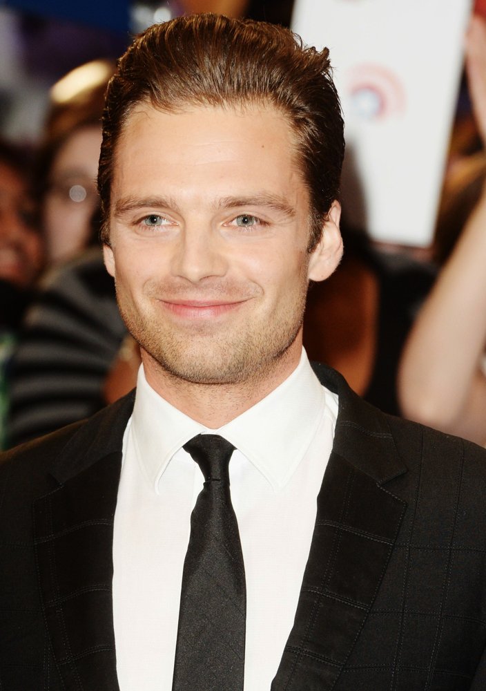 Sebastian Stan;<br>UK Premiere of Captain America: The Winter Soldier