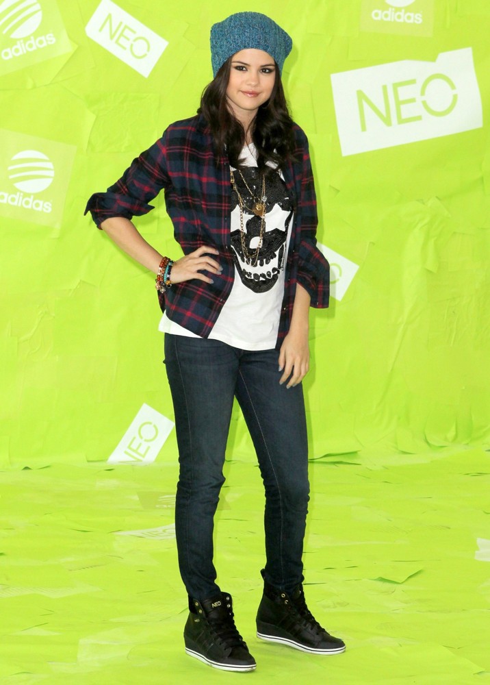 Selena Gomez;<br>Selena Gomez Announces New Global Partnership at Adidas NEO News Conference and Photocall