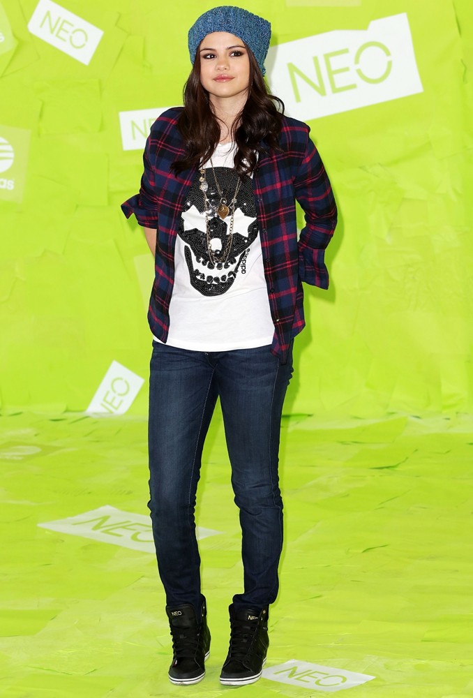 Selena Gomez;<br>Selena Gomez Announces New Global Partnership at Adidas NEO News Conference and Photocall