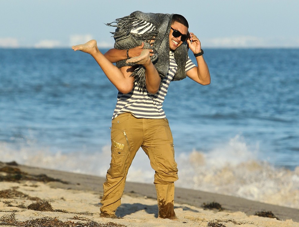 Selena Gomez;<br>Selena Gomez Celebrates Ashley Tisdale's 27th Birthday on The Beach