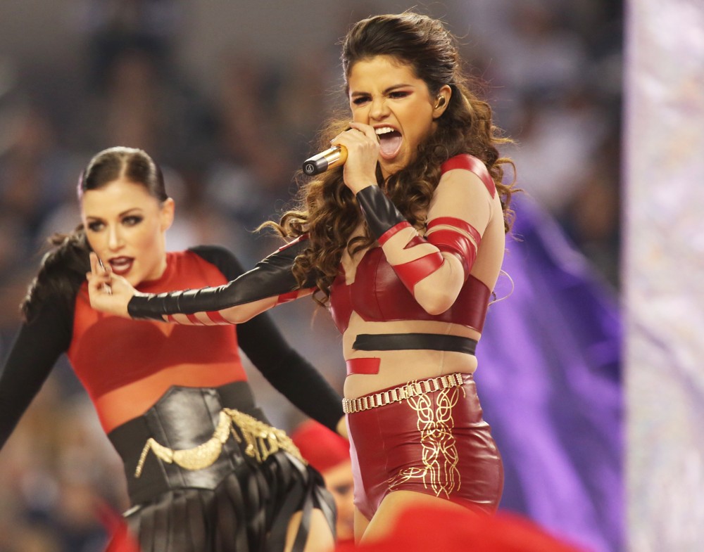 Selena Gomez;<br>A Thanksgiving Day NFL Football Game Between The Oakland Raiders and The Dallas Cowboys