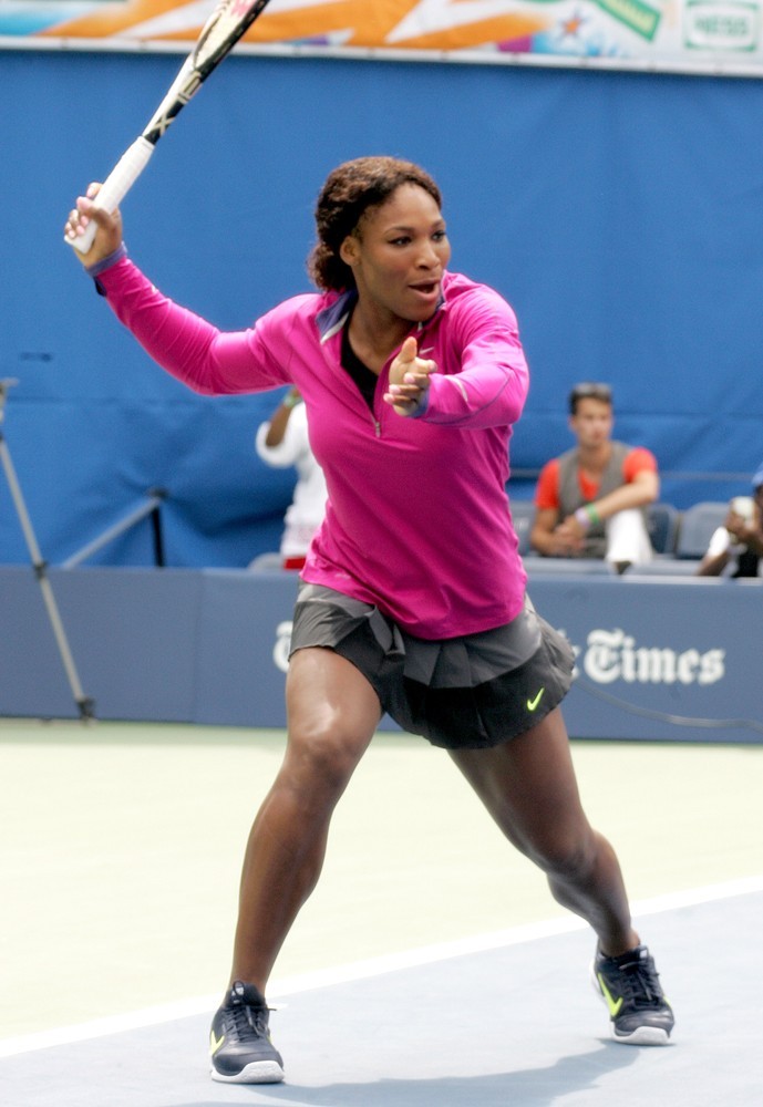 Serena Williams;<br>Arthur Ashe Kids Day 2012