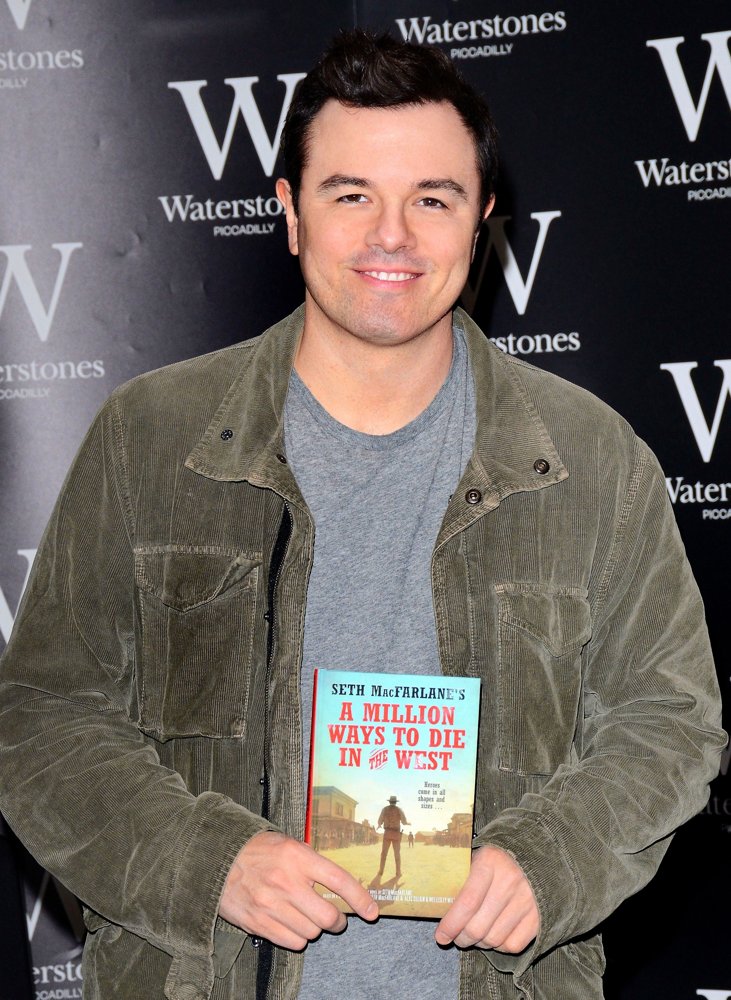 Seth MacFarlane in Seth MacFarlane Promotes His Book A Million Ways to Die ...