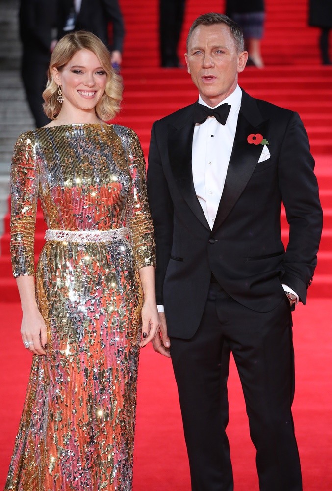 Lea Seydoux;Daniel Craig;<br>The World Premiere of Spectre - Arrivals