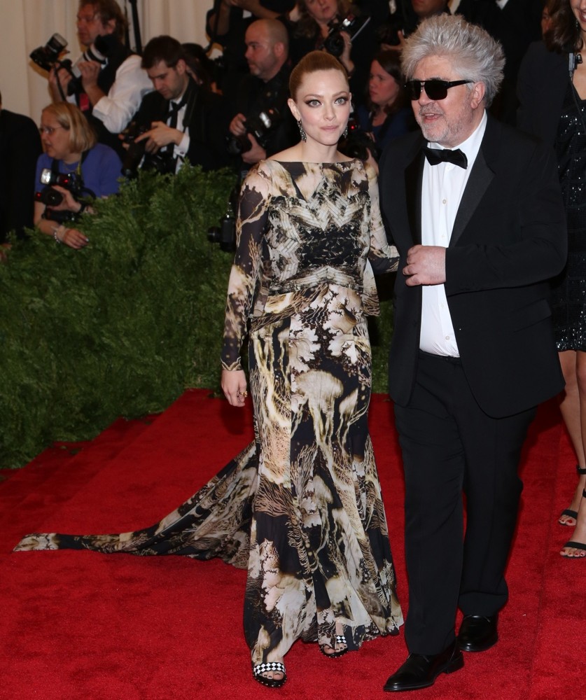 Amanda Seyfried;Pedro Almodovar;<br>PUNK: Chaos to Couture Costume Institute Gala