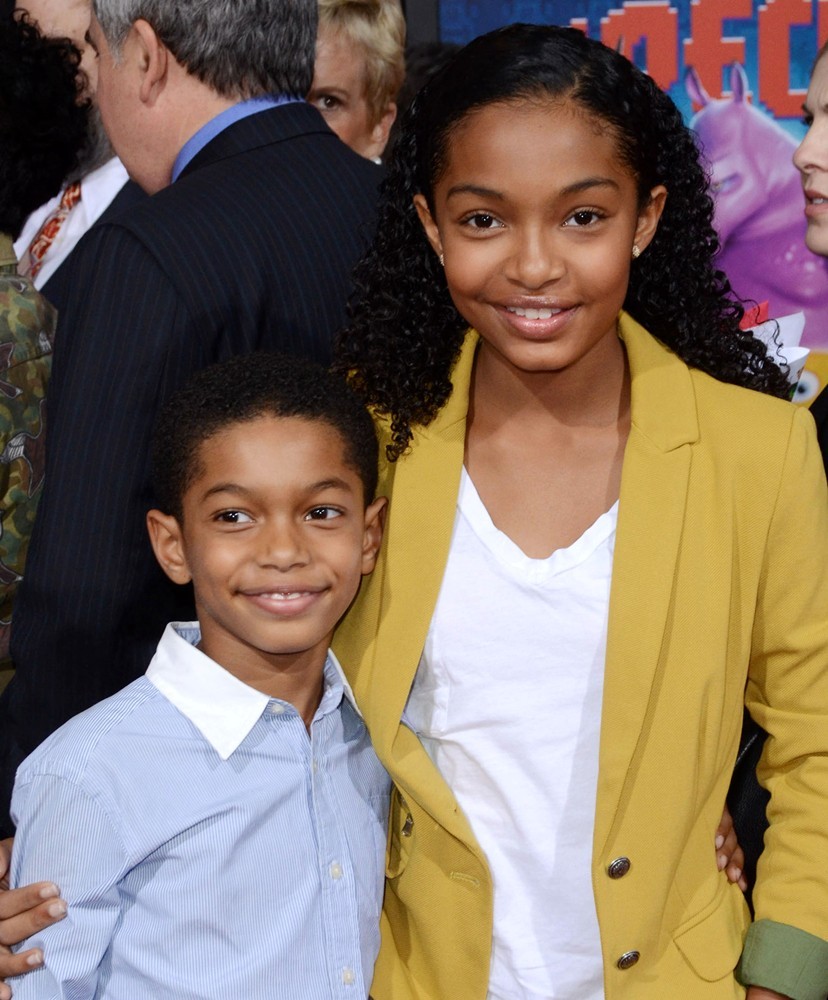 Sayeed Shahidi;Yara Shahidi;<br>The Los Angeles Premiere of Wreck-It Ralph - Arrivals