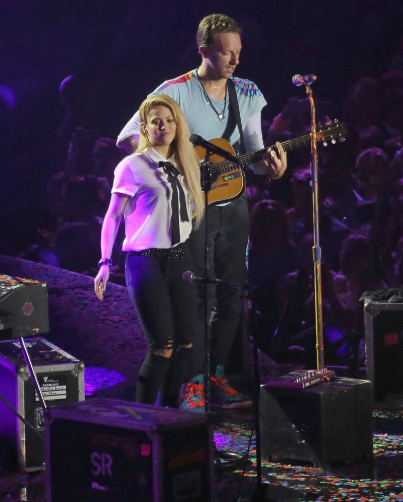 Shakira;Chris Martin;<br>Global Citizen Festival 2017