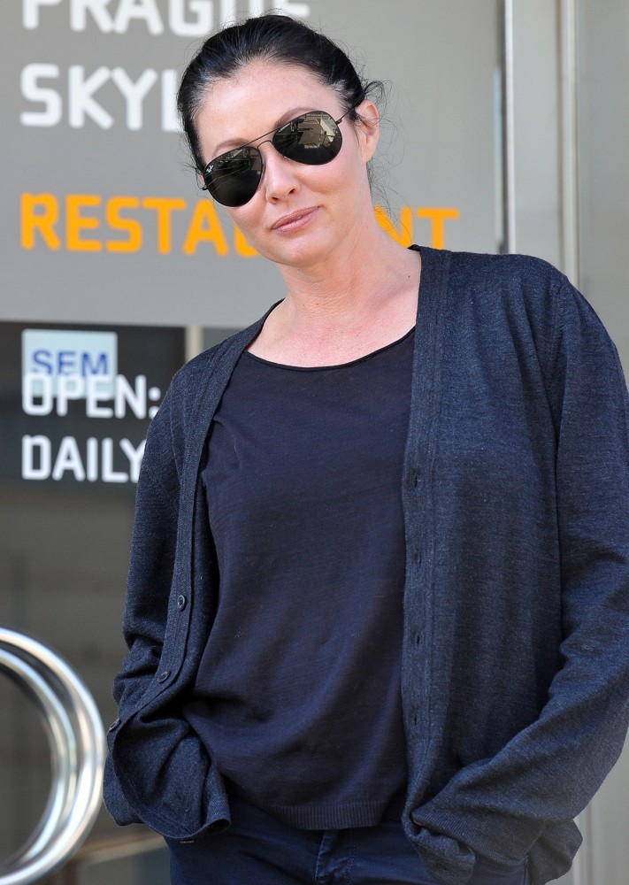 Shannen Doherty;<br>Shannen Doherty and Her Fiance Out Filming A Reality Television Show