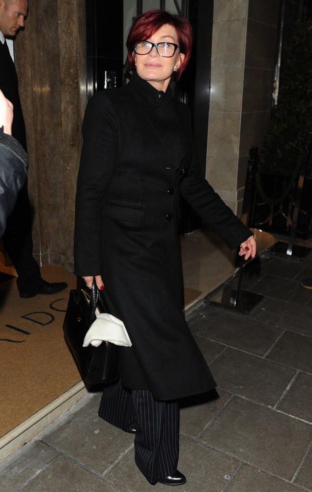 Sharon Osbourne;<br>Sharon Osbourne Leave Claridge's Hotel