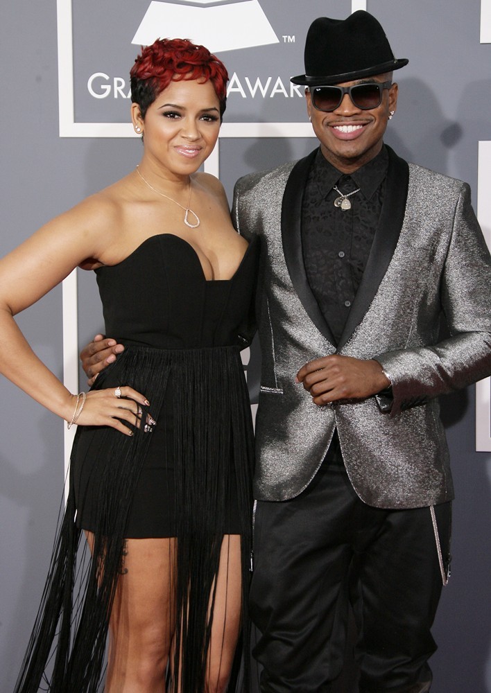 Monyetta Shaw;Ne-Yo;<br>55th Annual GRAMMY Awards - Arrivals