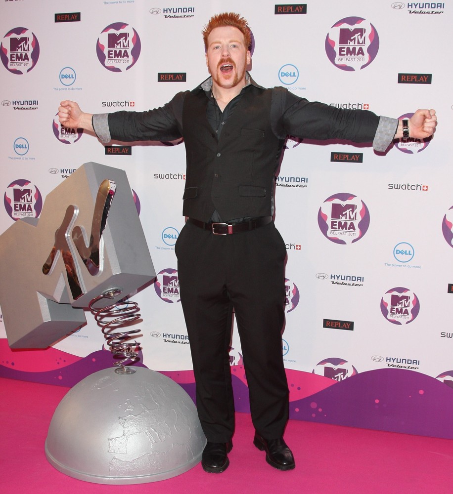 Sheamus;<br>The MTV Europe Music Awards 2011 (EMAs) - Press Room