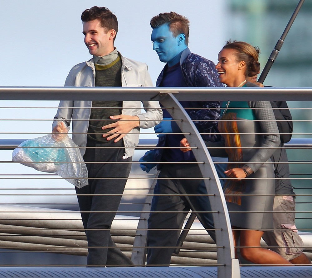 Cast and Crew Shoot Scenes for The Movie Guardians of the Galaxy