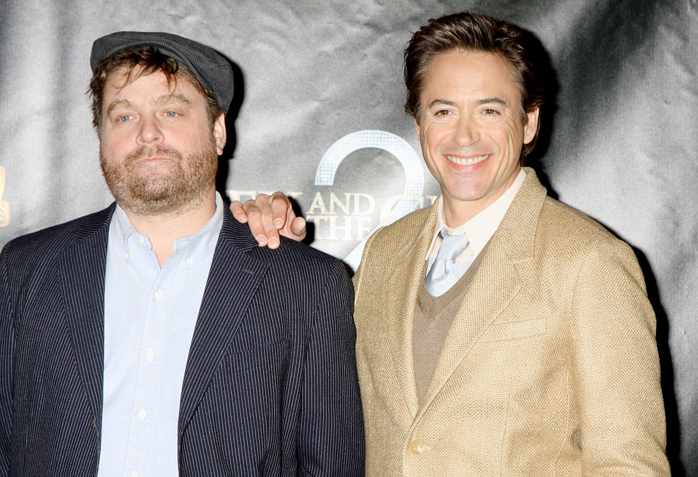 Zach Galifianakis;Robert Downey Jr.;<br>ShoWest 2010 - Warner Brothers Pictures' 'Big Picture 2010'