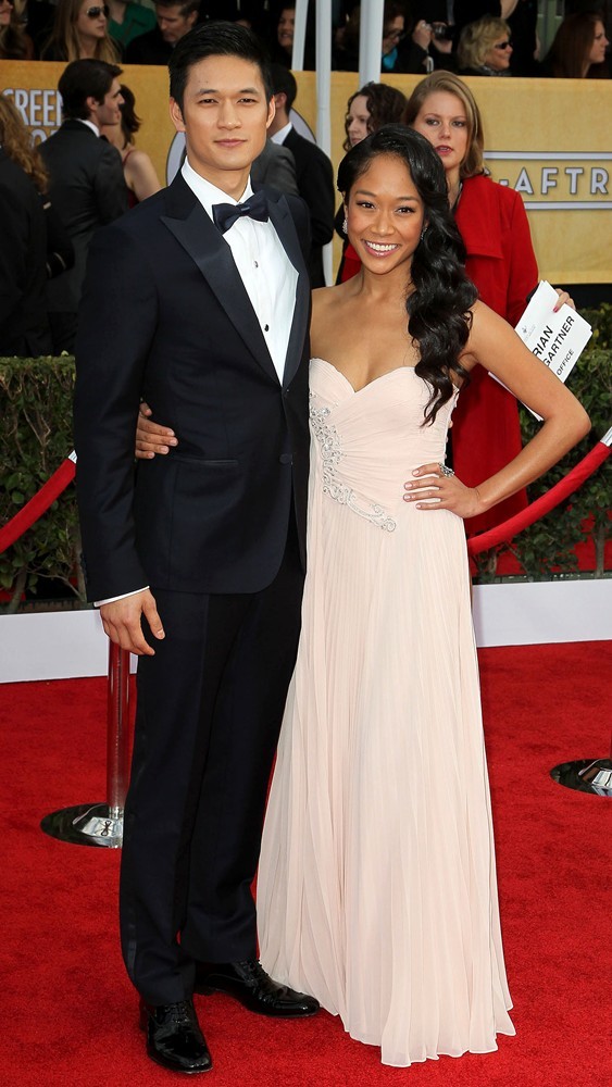 Harry Shum Jr.;Shelby Rabara;<br>19th Annual Screen Actors Guild Awards - Arrivals