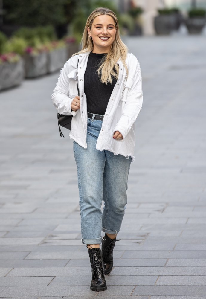 Sian Welby Seen Leaving Global Studios