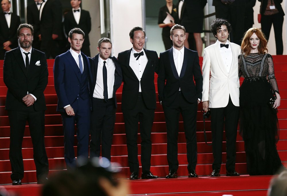 Adam Siegel;Matt Smith;Iain De Caestecker;Reda Kateb;Ryan Gosling;Geoffrey Arend;Christina Hendricks;<br>The 67th Annual Cannes Film Festival - Lost River - Premiere Arrivals