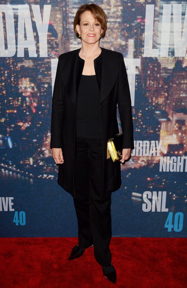 Sigourney Weaver;<br>Saturday Night Live 40th Anniversary Special - Red Carpet Arrivals