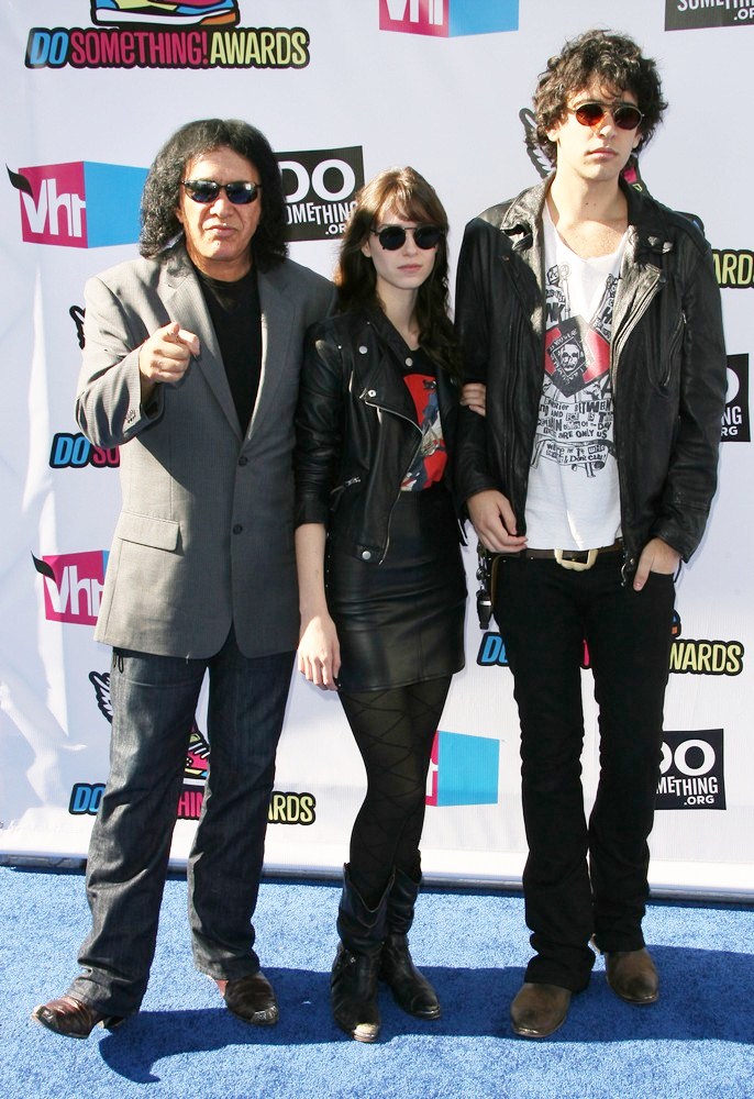 Gene Simmons;Alex Esso;Nick Simmons;<br>2011 Do Something Awards - Arrivals