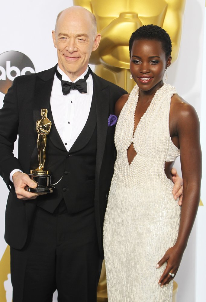 J.K. Simmons;Lupita Nyong'o;<br>The 87th Annual Oscars - Press Room