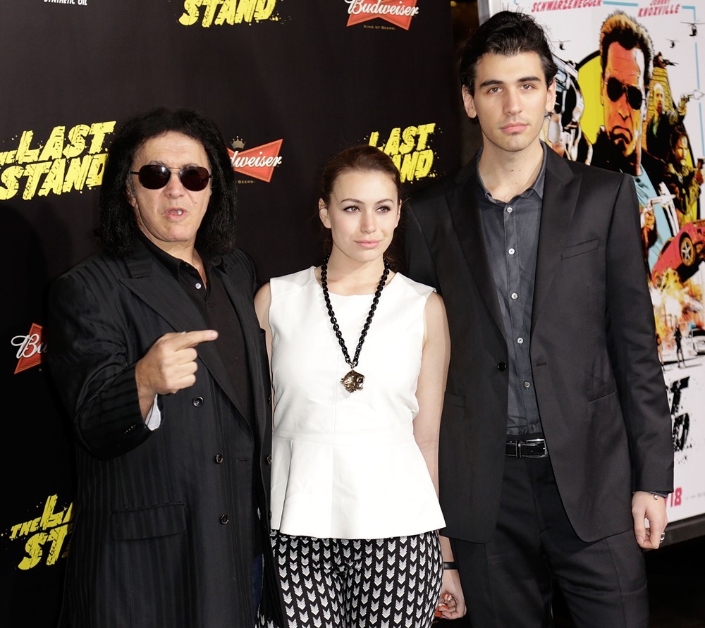 Gene Simmons;Sophie Simmons;Nick Simmons;<br>The World Premiere of The Last Stand