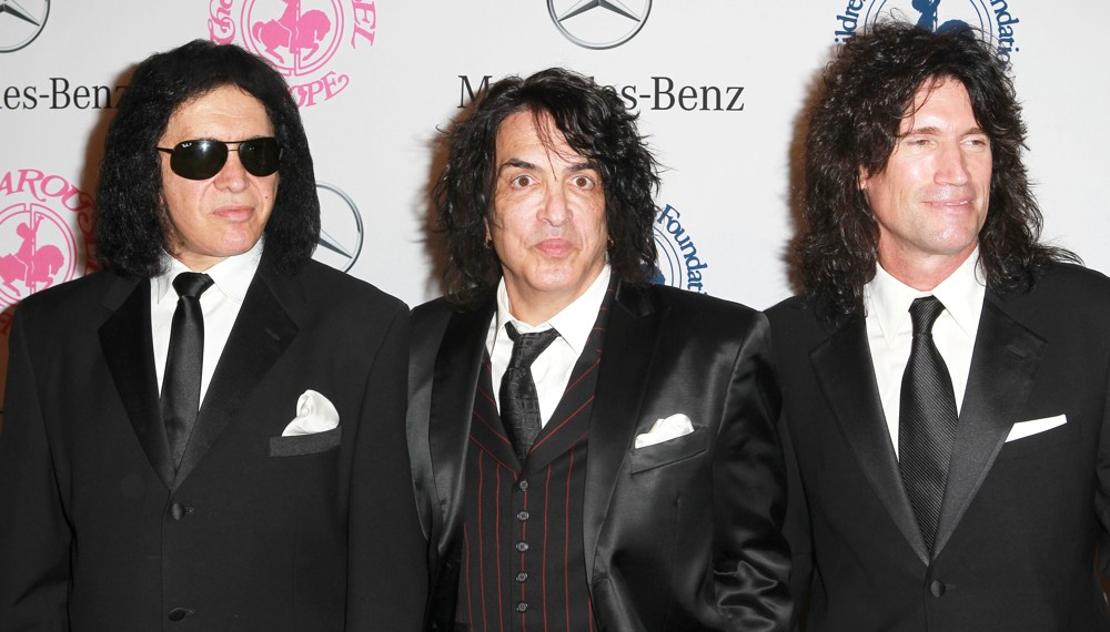 Gene Simmons;Paul Stanley;Tommy Thayer;KISS;<br>26th Anniversary Carousel of Hope Ball - Presented by Mercedes-Benz - Arrivals