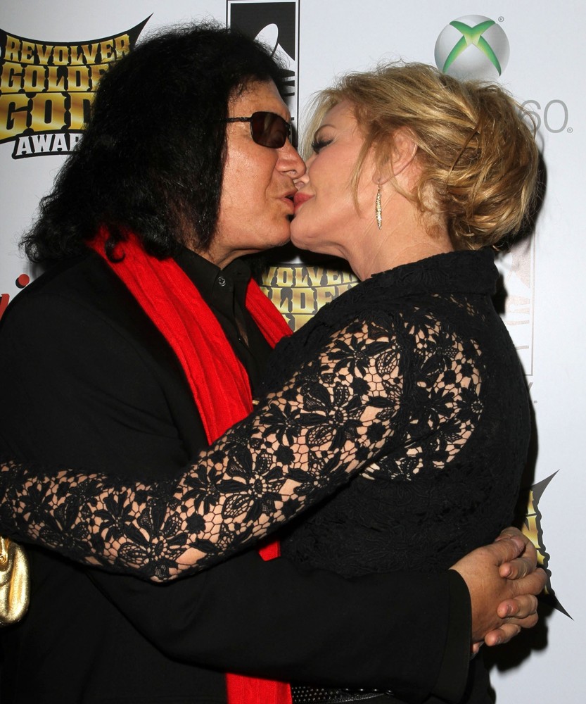Gene Simmons;Shannon Tweed;<br>2012 Revolver Golden Gods Awards Show
