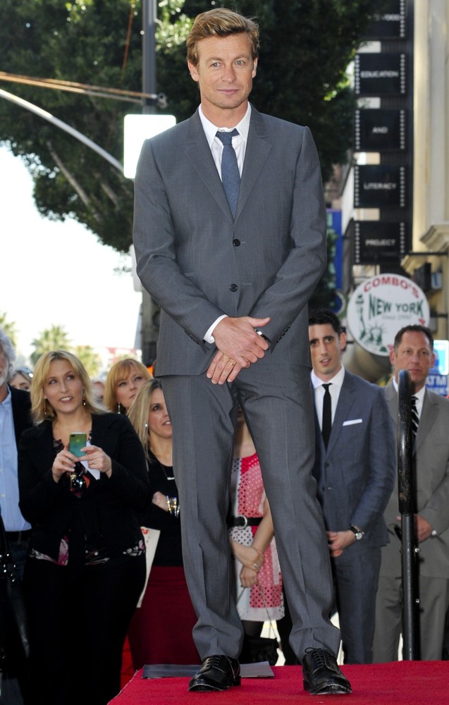 Simon Baker;<br>Simon Baker Is Honoured with A Star on The Hollywood Walk of Fame