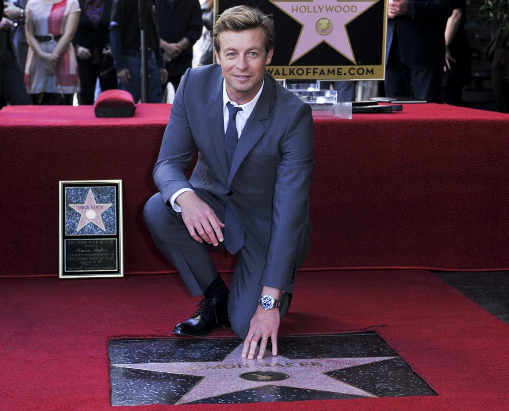 Simon Baker;<br>Simon Baker Is Honoured with A Star on The Hollywood Walk of Fame