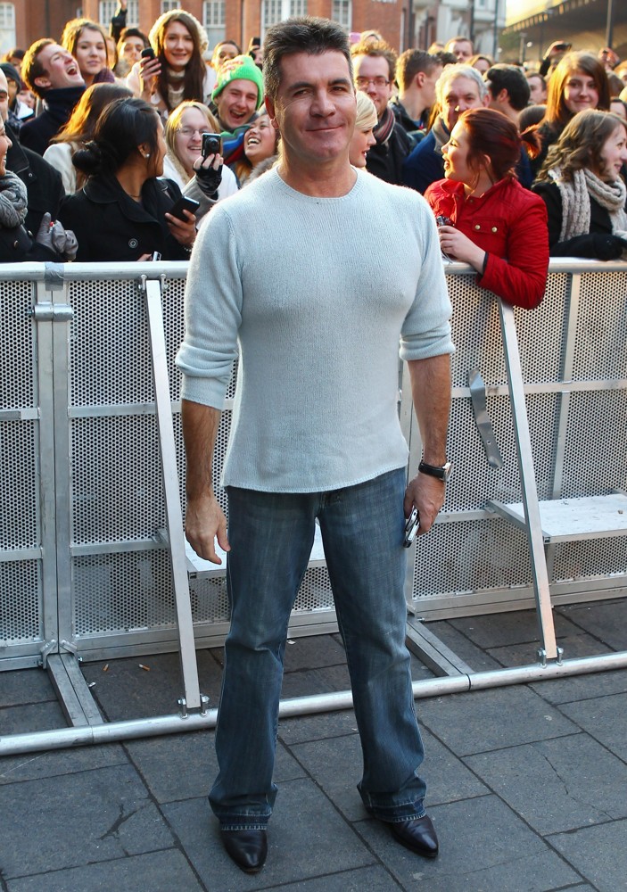 Simon Cowell;<br>Judges Arriving at The Britian's Got Talent Auditions