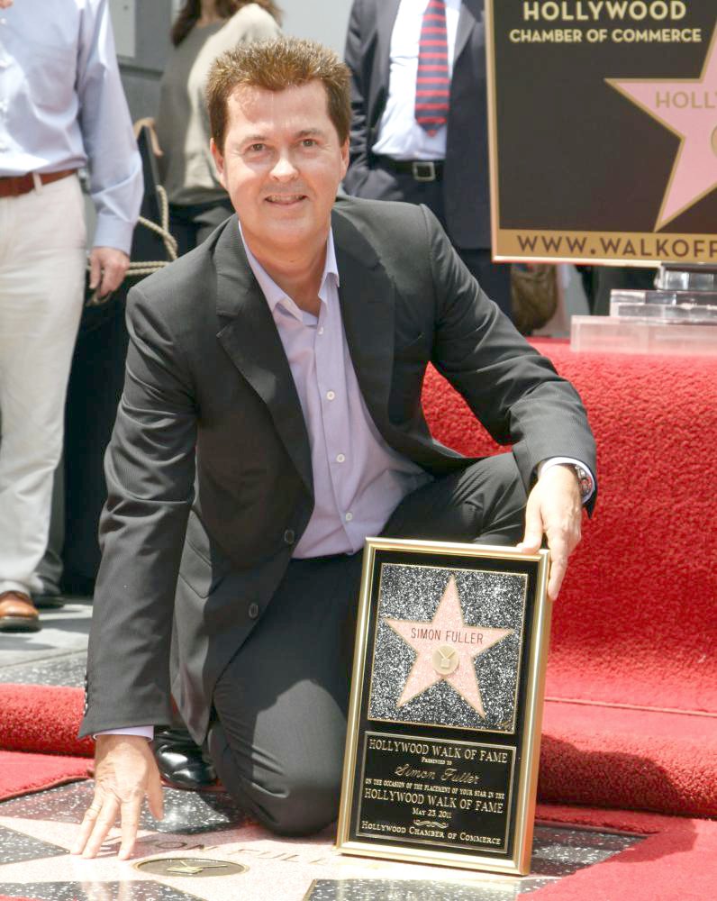 Simon Fuller;<br>Simon Fuller Receives A Star on The Hollywood Walk of Fame